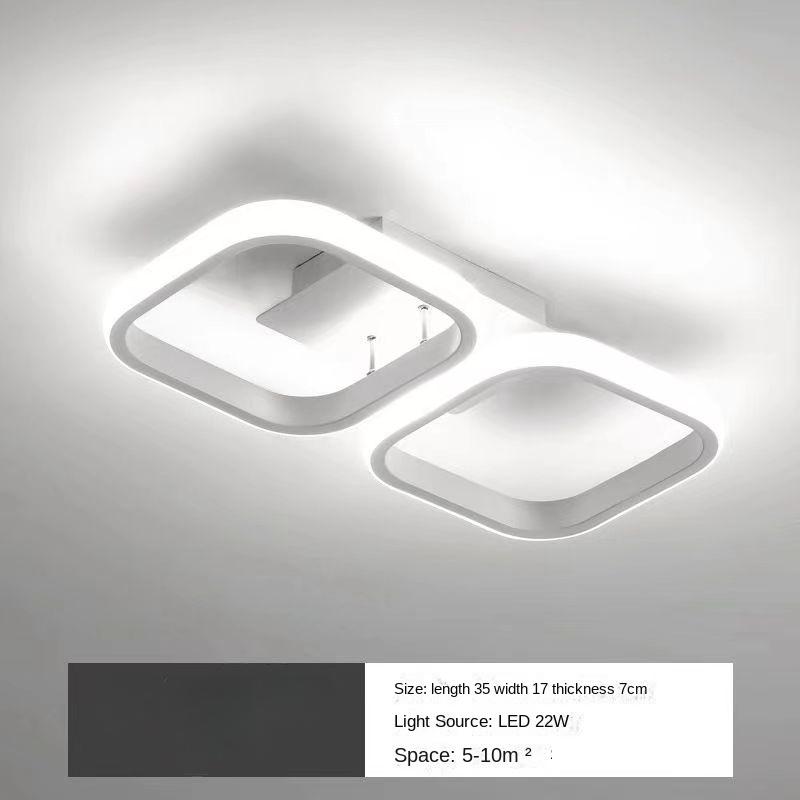 Современная гостиная светодиодный квадратный потолочный светильник спальня кабинет потолочный светильник отель ресторан коридор внутреннее освещение люстра