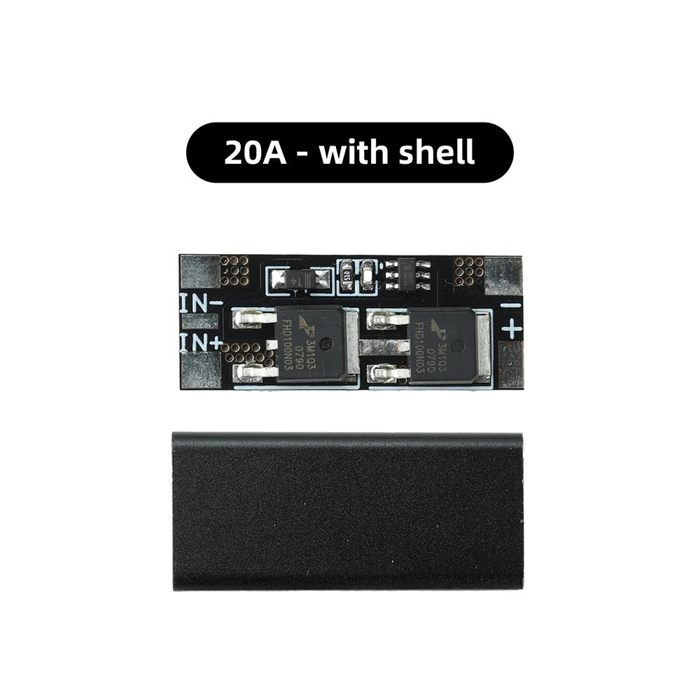 DC 1-60V Ideal Diode Module Solar Charging Anti-Reverse Current Zero Voltage Drop 15A / 20A High Current Dual Parallel MOS