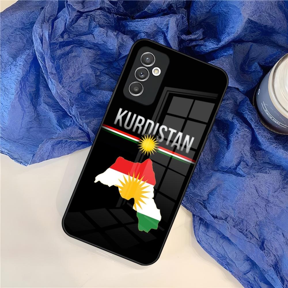 Чехол для телефона Флаг Курдистана для Samsung S25 S24 S30 S21 S23 S20 S22 Fe S10 E S9 Note 20 Pro Ultra Plus стеклянный Чехол