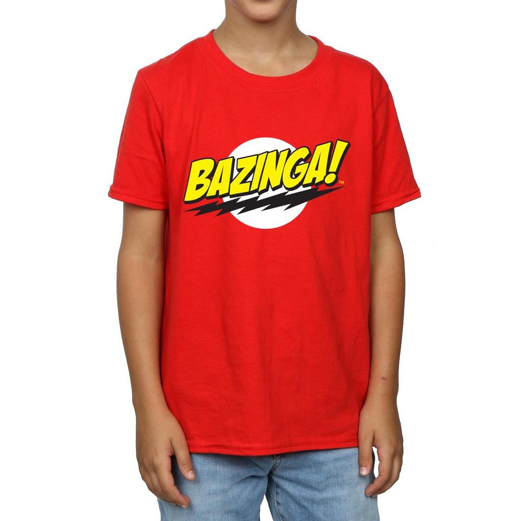 The Big Bang Theory Boys Bazinga Cotton T-Shirt
