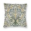 William Morris Vintage Floral Cushion Cover 40x40cm Velvet Modern Pillow Cases for Sofa Pillow Covers Decorative