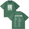 Singer Pablo Alborán Kmo Global Tour 2026 Print Tees Men Women Hiphop Tshirts Shortsleeved Loose Harajuku TShirts Streetwear