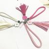 Factory Price Fashion Tassel Hot Lanyard Charm Mobile Phone Pendant PU Camera Strap Phone Decor Lanyard Rope