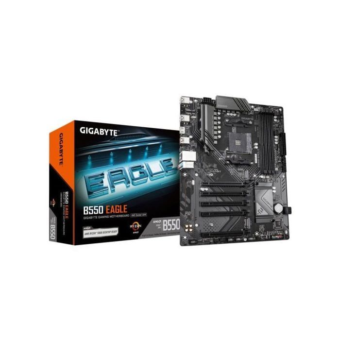 Placa Base Gigabyte B550 ATX AM4 B550 EAGLE DDR4 128GB PCIe 4.0 USB 3.2 RAID