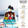 1pc Blanket Gracie's Corner1 Print Design, Lightweight Blanket for Sofa, Bed- Soft &Warm, Gift for All Seasons like Christmas, Halloween