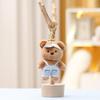 Teddy Bear Suspenders Plush Keychain Doll Bag Pendant Toy Animal Gifts Cartoon