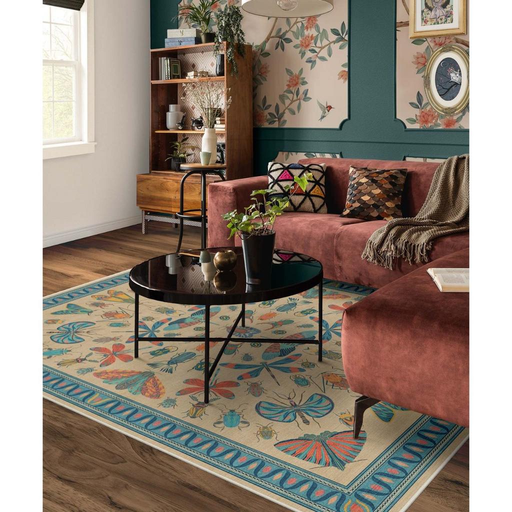 Light Luxury Carpet Living Room Coffee Table Mats Bedroom Large Area Rug Kitchen Non-slip Rugs