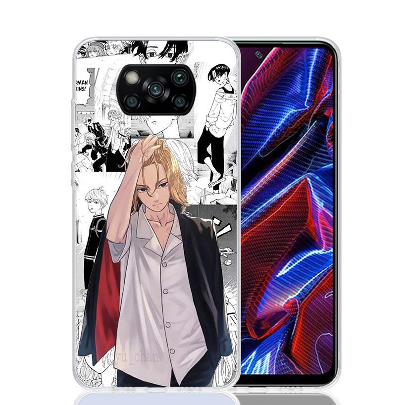 Чехол для телефона Аниме Токио Мстители Для Xiaomi Poco X7 X6 X5 Pro F7 Ultra Redmi 15C 15 13 13C 12 12C 10 10A 10C 9 9A 9C 9T Обложка Po