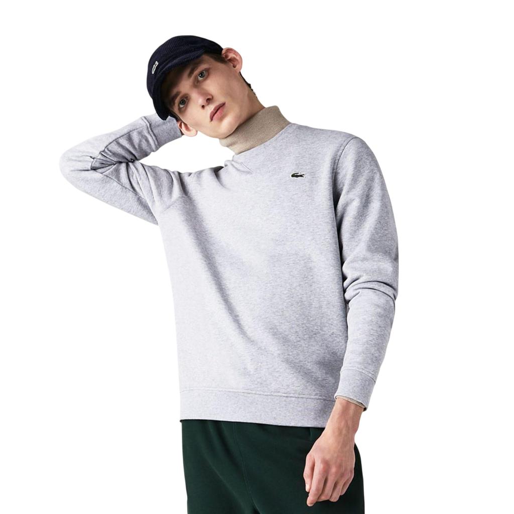 Lacoste Мужской свитшот из флиса из смесового хлопка