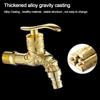 Metal Washing Machine Faucet Connector Cold Water Faucet  Outdoor Garden Wash Basin Tap