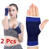 2 Pcs Cotton Knit Wrist Protector Wristguard Handguard Gloves Hand Protector Bandage Wrist Sprain P