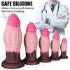 Ultra Soft Liquid Silicone Huge Anal Plug Dildo Women Adult Sex Toy