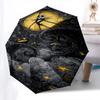 Nightmare Before Christmas, Jack Skellington Themed Automatic Opening and Closing Umbrella, Brightly Colored 8-rib Portable Umbrella, Suitable for Men