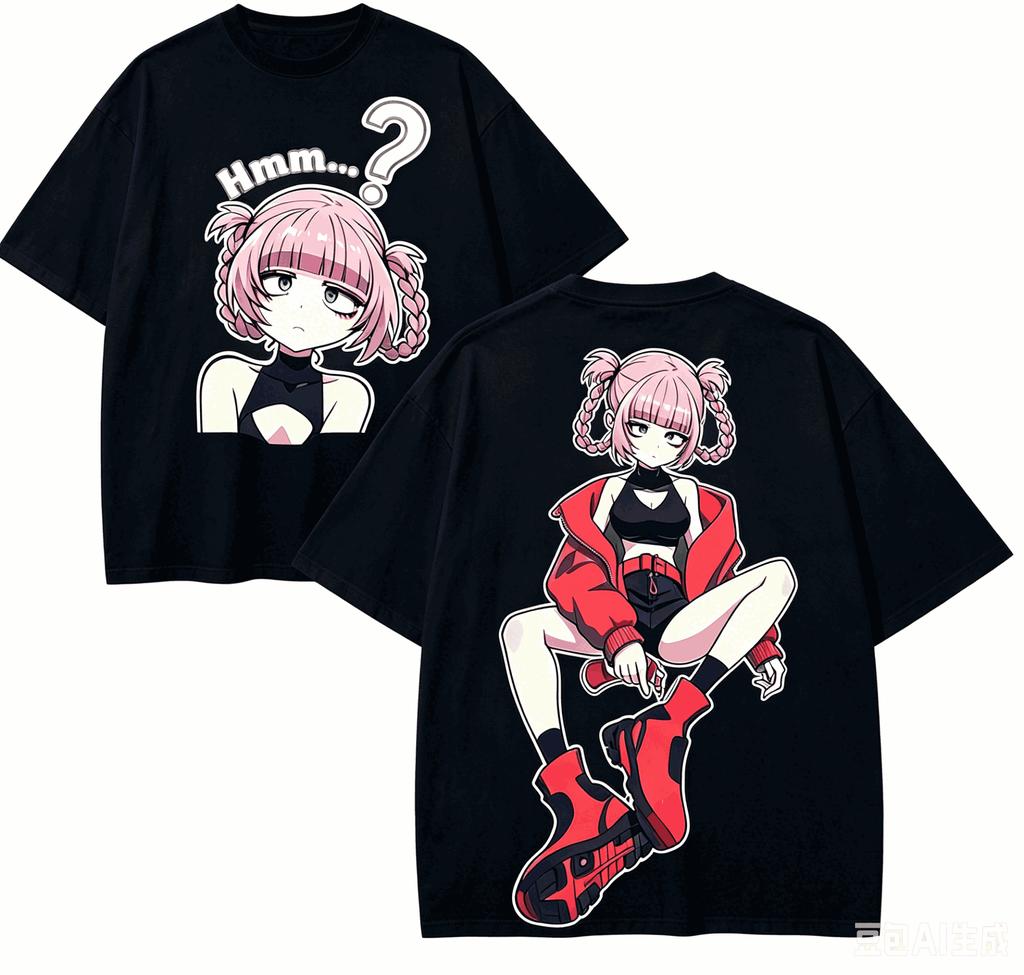 Call of The Night Anime Lover T-shirt Harajuku Cotton New Model High Street Retro Oversized Uni