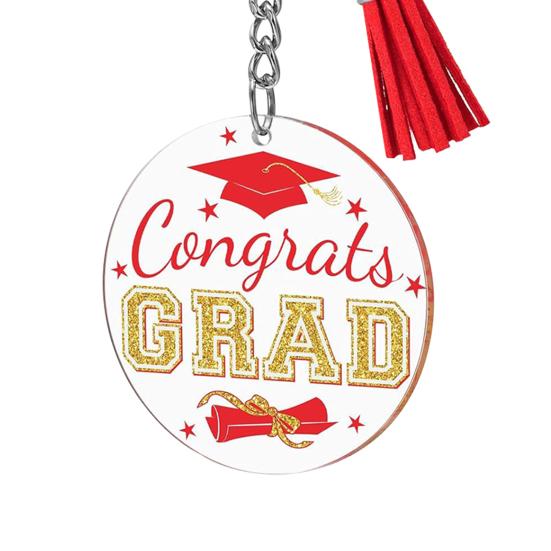 30 шт. Акриловые брелки для ключей с выпускным, поздравляю с выпускным, с кисточкой, класс