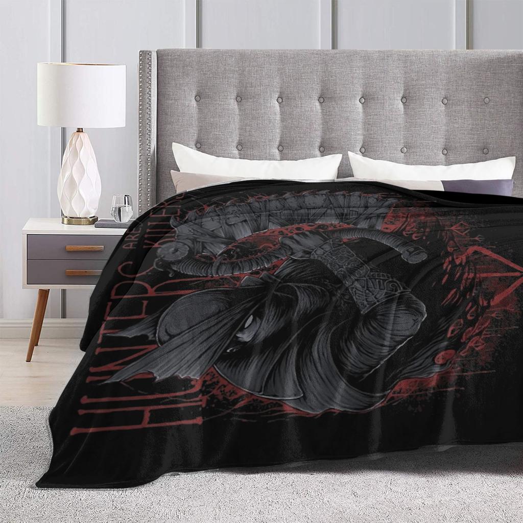 Bloodborne Video Game Blankets Velvet Summer Breathable Warm Throw Blanket for Sofa Car Bedding Throws