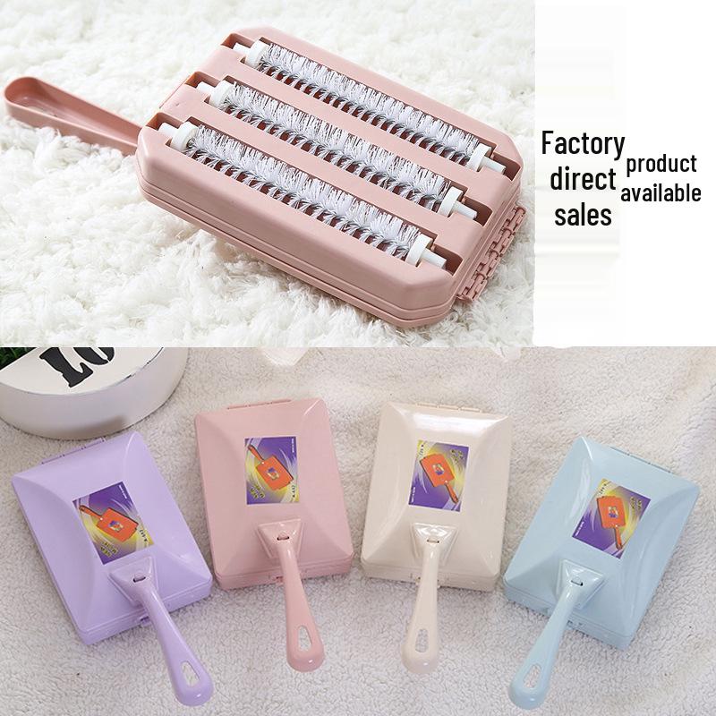 Three-Roller Multifunctional Carpet & Pet Hair Cleaning Brush