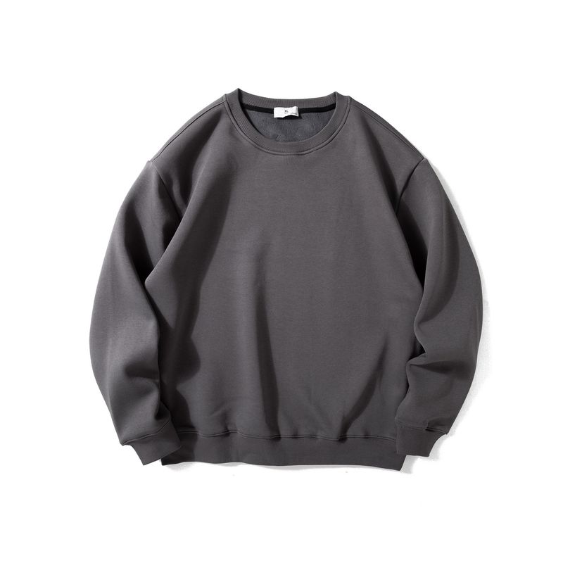 Fleece-Lined Thickened Crew Neck Sweatshirt for Men, 2025 Autumn and Winter New Style, Loose Casual Top, Soft Base Layer, Warm Pullover