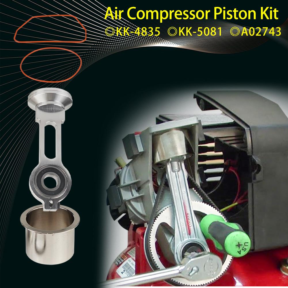 KK-4835 A02743 Комплект поршневых шатунов компрессора для безмасляного воздушного компрессора Craftsman Devildiss Dewalt Porter Cable