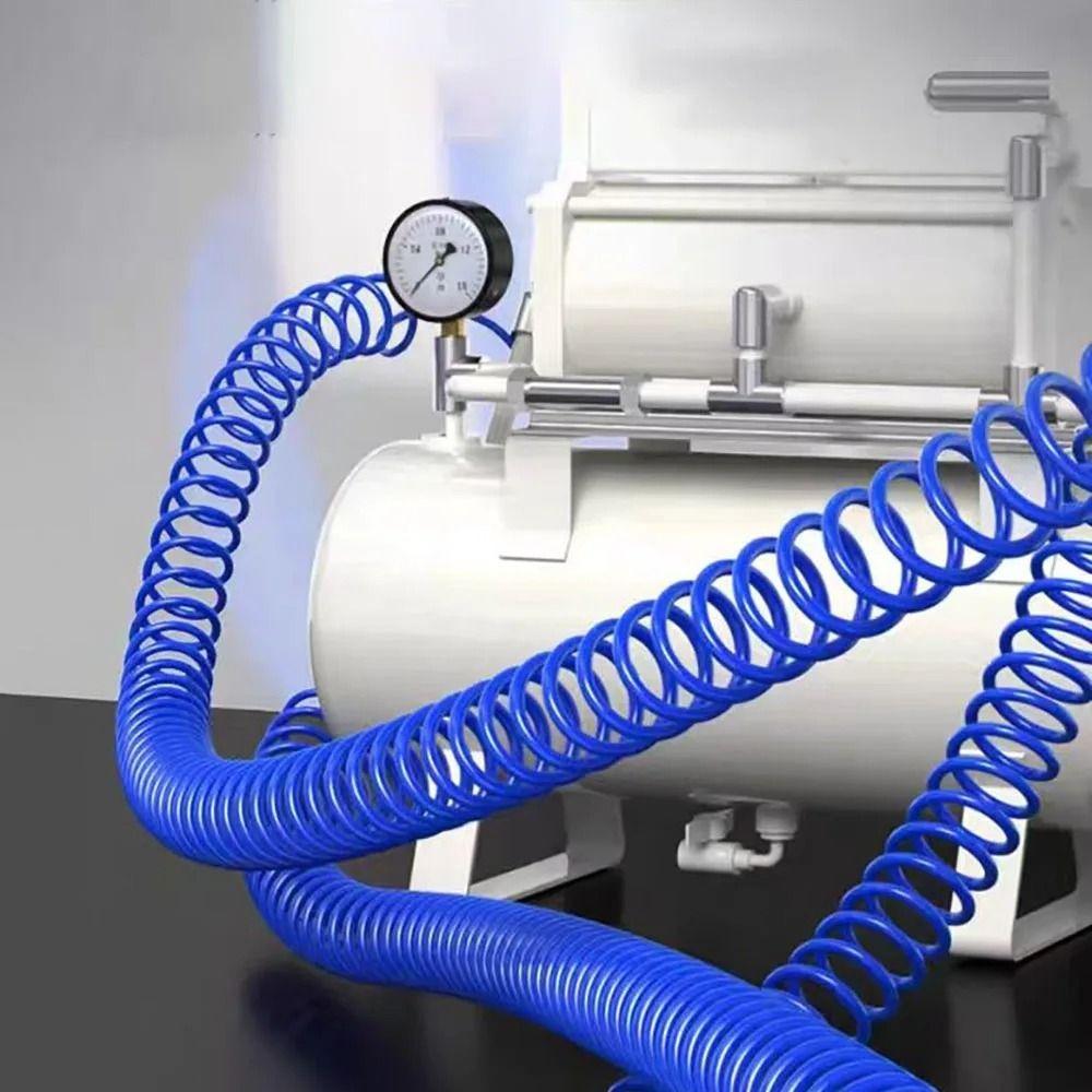 SP20-PP20 Quick Connect Fittings Coiled Air Hose 8*5mm Pneumatic Spiral Hose Air Compressor