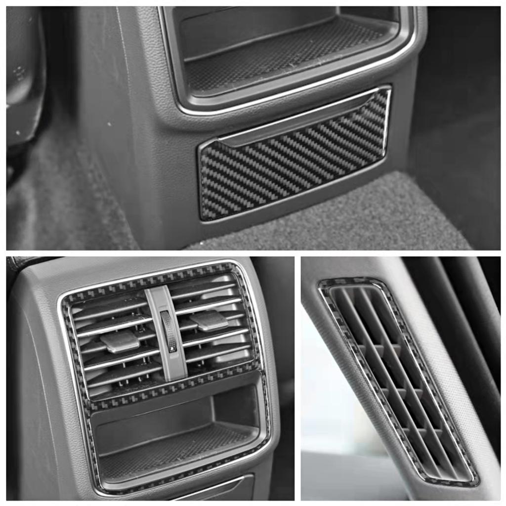 Наклейки для внутренней отделки автомобиля из углеродного волокна для Volkswagen VW Magotan Arteon 2017-накладка на центральную консоль автомобиля