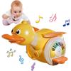 Waking Early Children'S Electric Toy Duck 360° Dynamic Early Education Encourages Crawling And Durable Usb