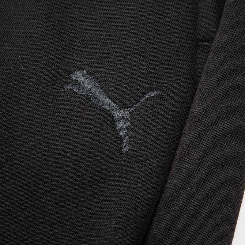 Puma Коллекция Sports Life Флис с подкладкой Удобные Модные Универсальные Вязаные Спортивные Штаны Мужские Черные 677408-01
