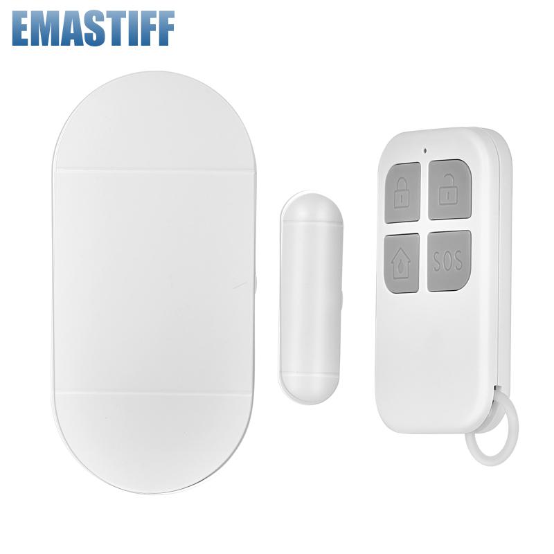 Door Window Entry alarm 433mhz Wireless Remote Control Door Sensor Alarm Host Burglar Security Alarm System Home Protection Kit
