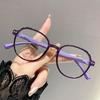 Fashionable Round Ultra Light Reading Glasses Women Anti Blue Light Purple Big Frame Presbyopia Glasses Men Eyewear +1.0 +1.5