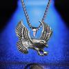 New Minimalist and Versatile Eagle Pendant Punk Necklace Retro Trendy Men's Necklace Accessory ,A Gift for My Boyfriend