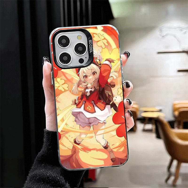 Genshin Impact Klee Shockproof Phone Case for iPhone 17 Air 16 16E 15 Pro Max 14 Plus 13 Mini 12 Back Cover Anti Fall Fundas