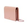 Gucci GG Marmont series snap closure detachable chain shoulder strap leather chain bag wallet shoulder crossbody bag mini women's light pink