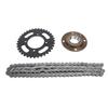 Chain Sprocket Kit Steel 420 76 Links Chain 420 35T Rear Sprocket Toothless Flywheel Modification Se