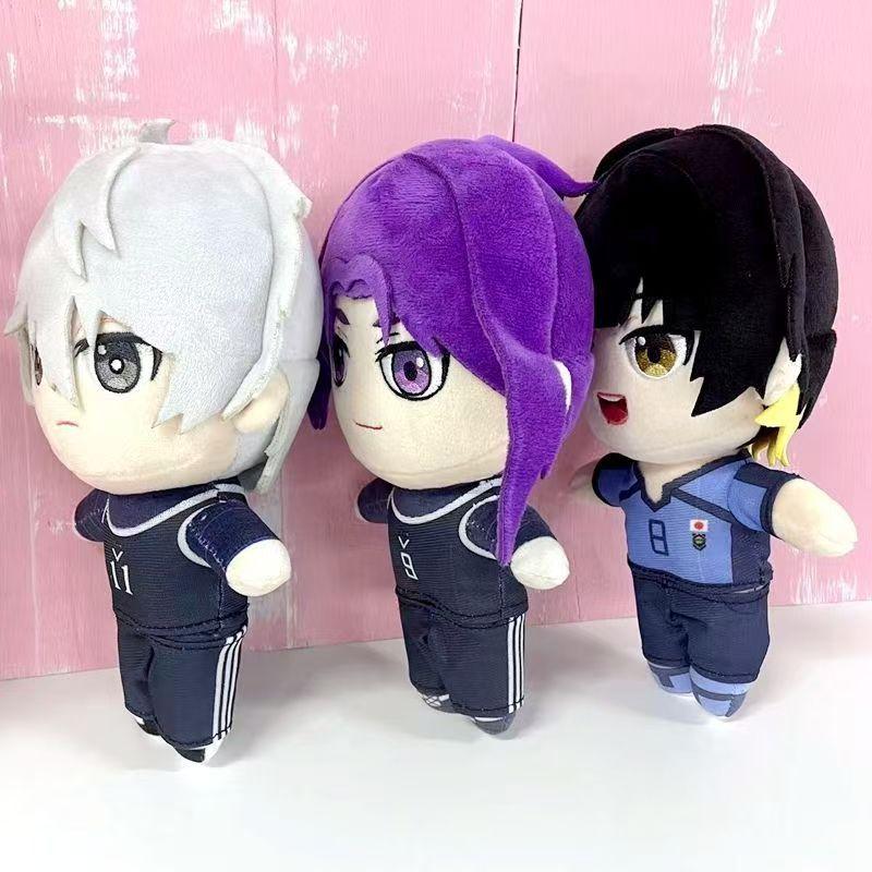 Аниме Blue Lock Фигурки 20 см Бачира Мегуру Цугуми Сэйсиро Микагами Рей Кукла Игрушка Детская Подушка для Бросания Декор для Дивана Подарок