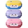 Lunch Box Durable Cartoon Design Bento Box Leak-Proof Double-layer Insulation Food Container for Kids Adults