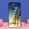 Чехол для телефона Genshin Impact Альбедо Для iPhone 16 15 11 12 13 14 Pro Max Mini X XS XR Plus SE2 Funda Coque Capa Cover