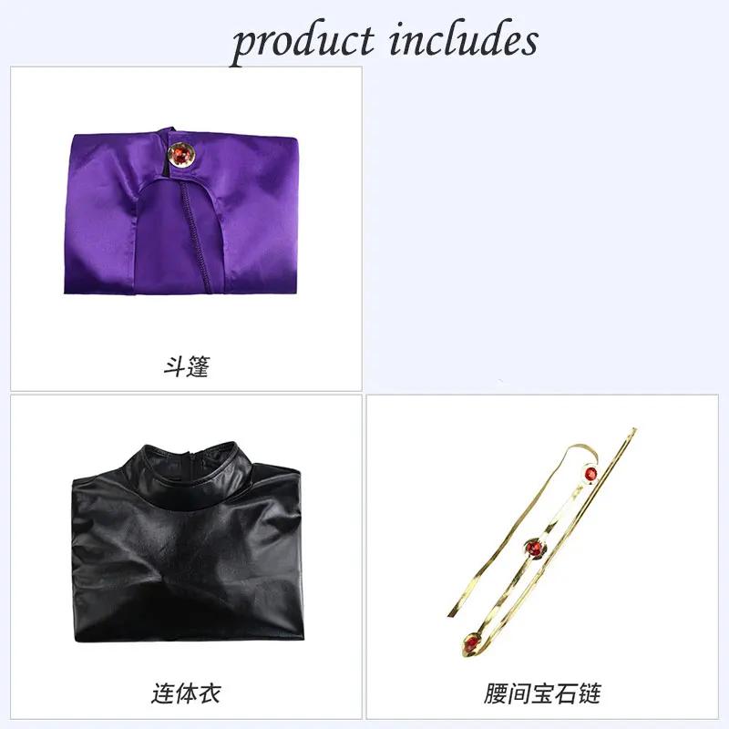 Cartoon Anime Teen Titans Raven Cosplay Costumes Sexy Women Jumpsuits Cloak Belt Set Halloween Party Cosplays Clothing Suits