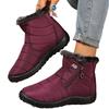 Women's Boots Winter New Thick-soled Lightweight Velvet Waterproof Women's Shoes Side Zipper High-top Snow Boots