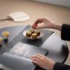 Изысканный деревянный ореховый поднос для чая, тарелка для закусок из сухофруктов, фруктовая тарелка, десертная тарелка, поднос для чайной лавки, форма для выпечки тортов, тарелки для димсама