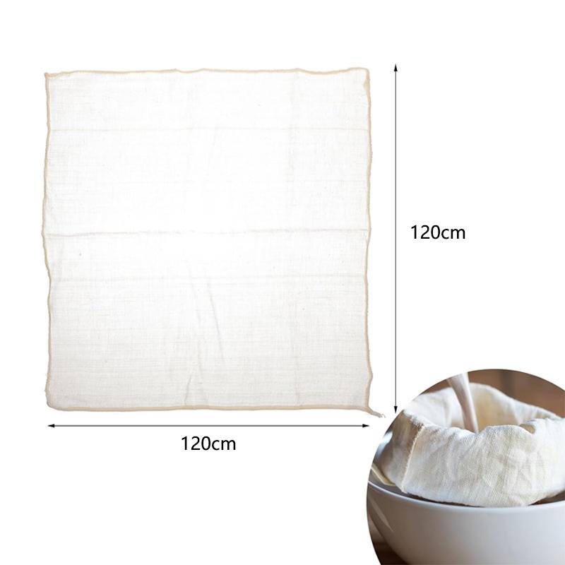 1-5p Cotton Gauze Muslin Tofu Cheese Soy Milk Wine Filter Cloth Kit DIY Soy Pressing Kitchen Gadgets Baking Ferment Pastry Tools 6