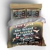 Text, dove, cross, hearts. Bedding sets Duvet cover sets Duvet covers Pillowcases(1 * Duvet Cover 2 * Pillowcases, without duvet insert)