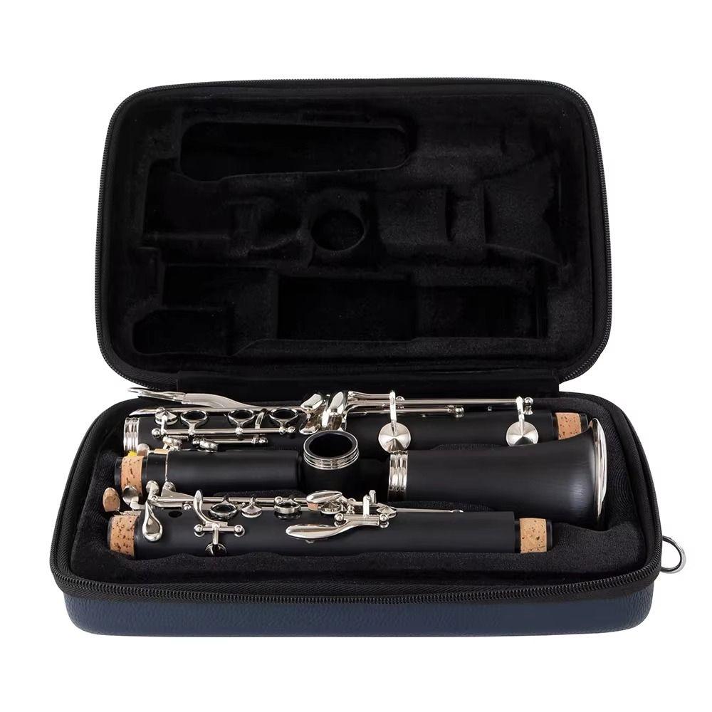 Lightweight Clarinet Case Leather Instrument Backpack Durable Clarinet Bag School Music Class