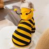 Breathable Cat Dog Clothes Winter Warm Bee Cosplay Costume  Pet Supplies