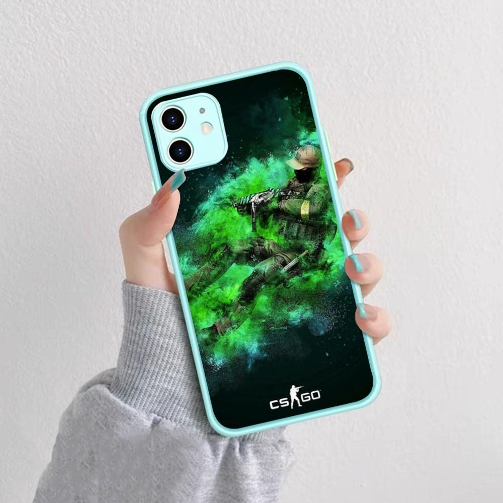 C-Counter-Strike CS Game Phone Case For IPhone 14 11 12 13 Mini Pro Max 8 7 Plus X XR XS MAX Translucent Matte Cover