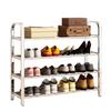 Thickened Stainless Steel 4-Tier Shoe Rack