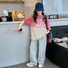 Girls' Summer Set 2026 New Fashionable Big Children's Summer Set Pure Cotton Children's Wear Short Sleeve T-shirt Thin Summer Two piece Set