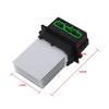 Heater Resistor, Heater Blower Resistor, Qiilu Blower Speed Resistance Module Air Conditioner Blower Resistor for Peugeot 207 607 6441L2
