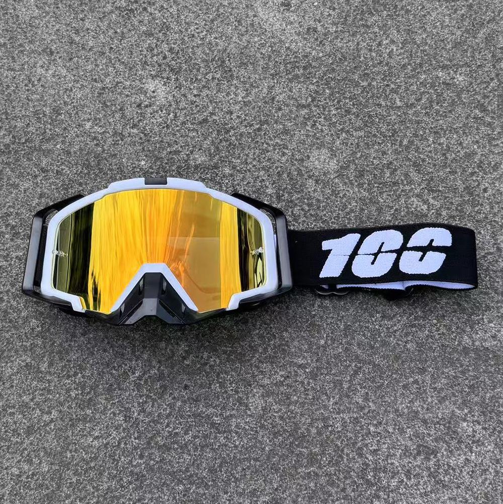 100 очков для мотокросса, солнцезащитные очки для мотоциклистов, мужские очки для горного велосипеда, квадроцикла, ветрозащитная защита, лыжи, велоспорт, гонки, внедорожные очки