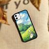 Милые Чехлы-Тоторо Для iphone 17 Air 16 15 14 13 12 11 Pro Max TPU+PC Плюс Ударопрочная Задняя Крышка Телефона