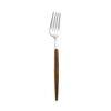 Ins Gold Tableware 430 Stainless Steel Knives, Forks and Spoons Set Imitation Wood Western Food Steak Knives and Forks